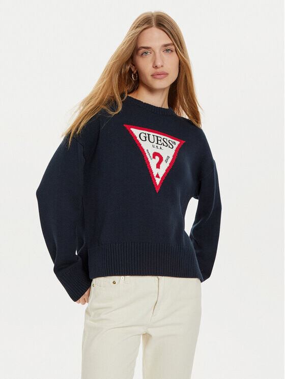 

Свитер обычного кроя Guess Jeans, синий