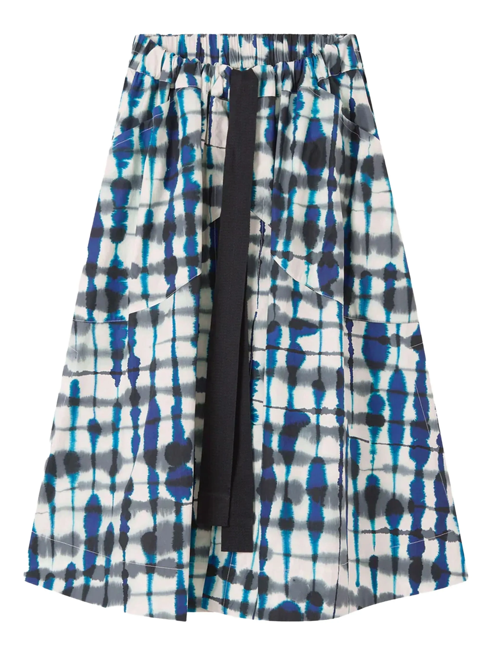 

Юбка с принтом тай-дай Lee Mathews, синий