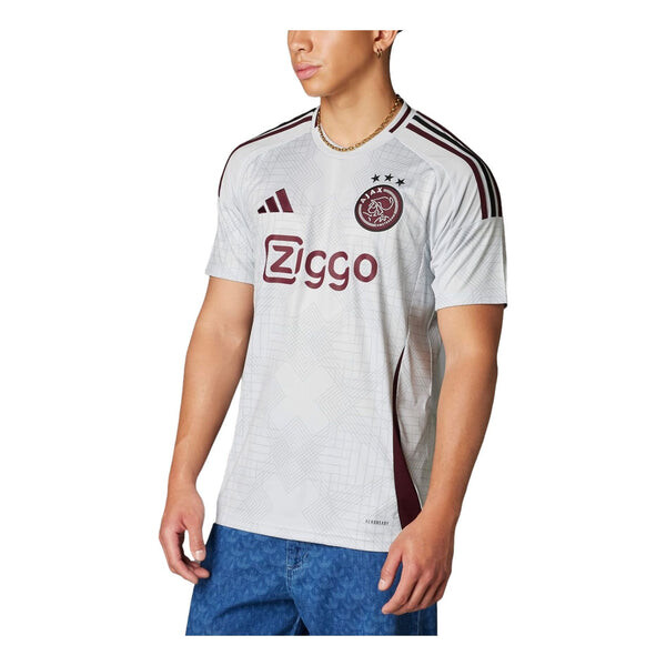 

Футболка ajax amsterdam 24 25 третья футболка Adidas, серый