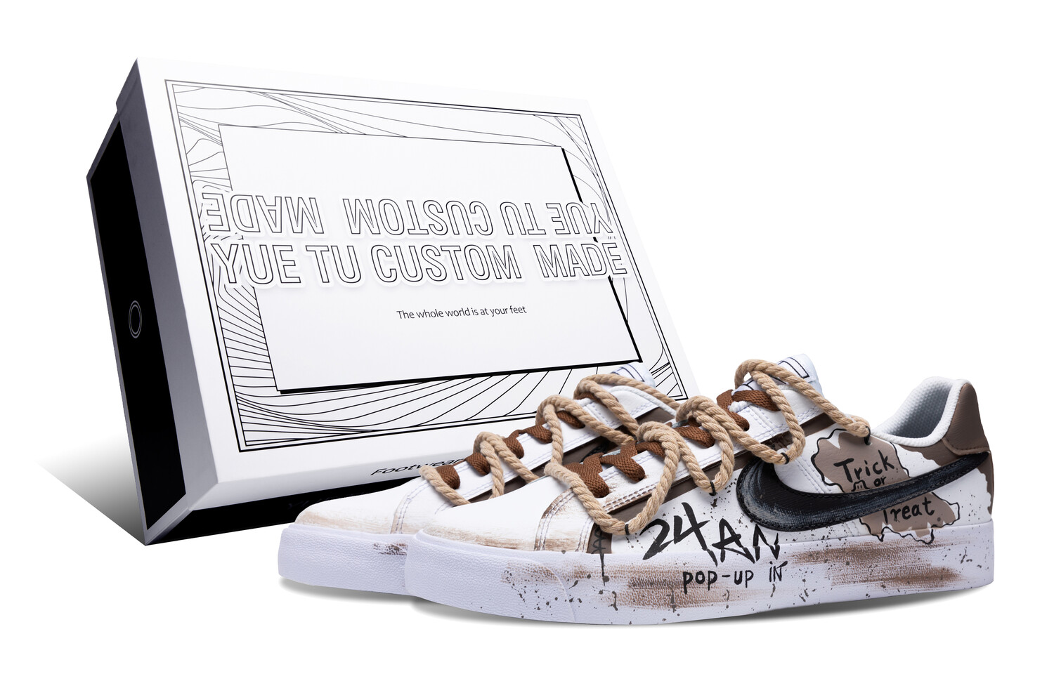 

Кроссовки для скейтбординга Court Royale Unisex Low-Top Белый/Коричневый/Черный Nike