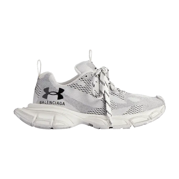 Кроссовки Balenciaga Under Armour x Balenciaga Wmns 3XL Knit Sneaker White, белый