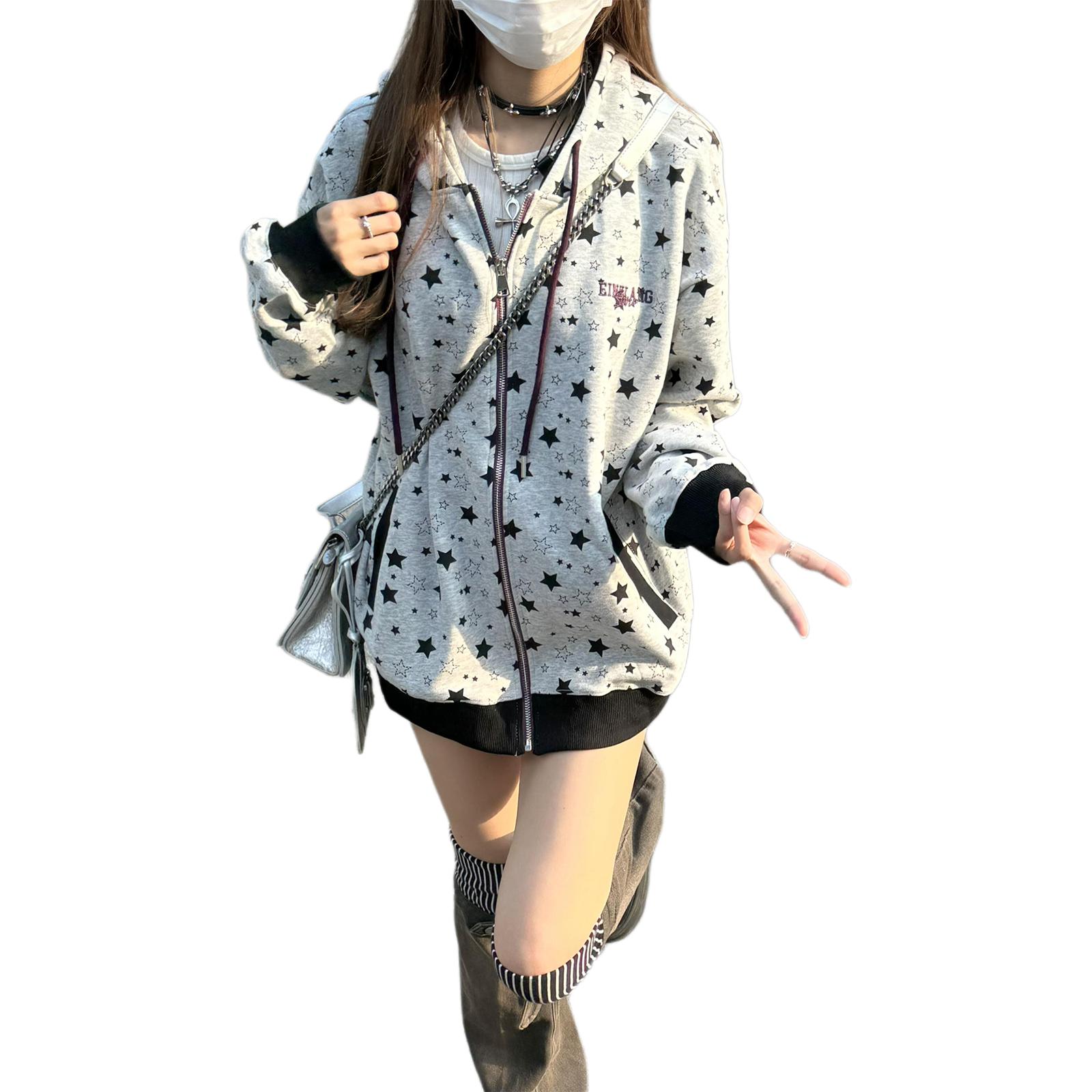 

NEVER RULE Свитшот Unisex Gray Hooded Moderate Cardigan