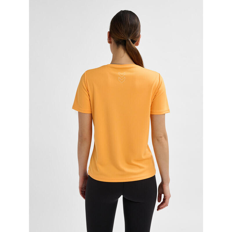 

Спортивная футболка Hummel, цвет aprikose/orange/orange