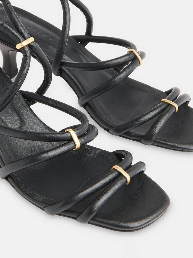 Niomie босоножки-лодочки на тонком каблуке с ремешками Whistles, Black — фото 3