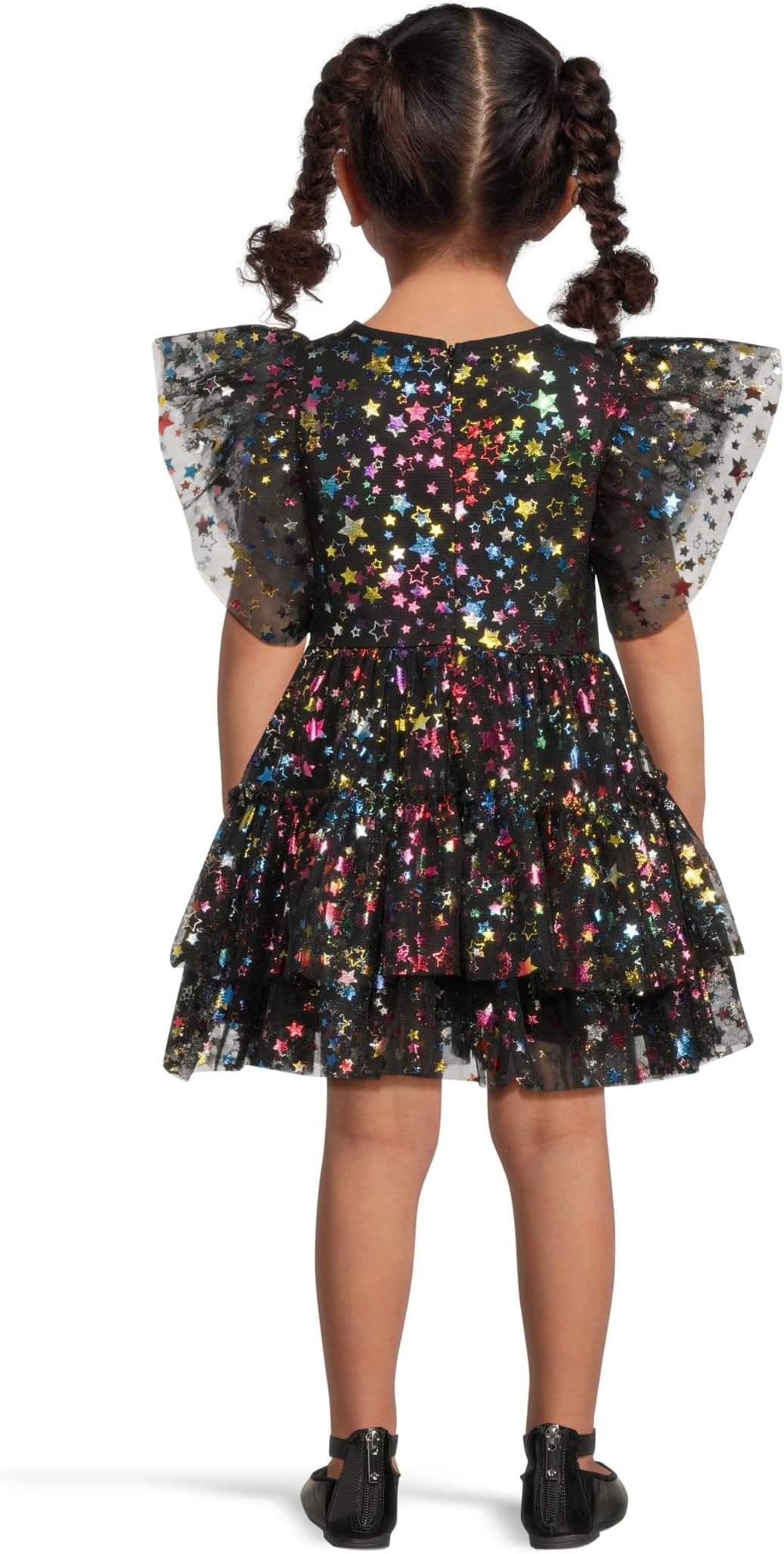 Платье Lola and The Boys Shining Rainbow Star Tulle Dress, черный — фото 2