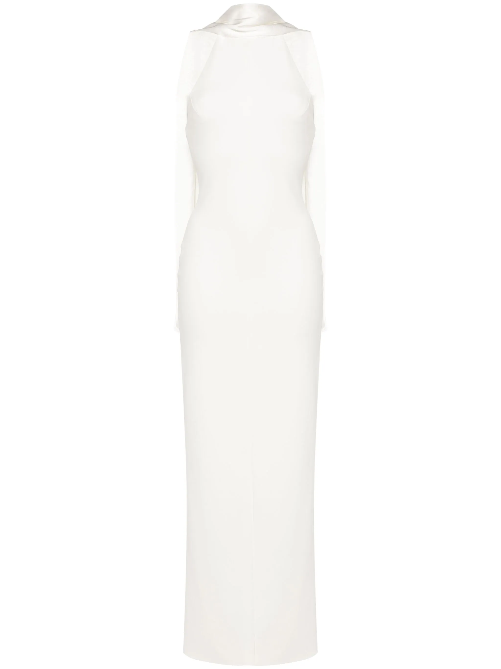 

Креповое платье Dahlia Solace London, белый