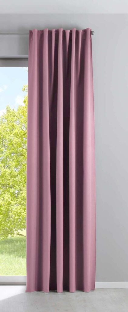 

Плотная штора »PALERMO DARK« ВxШ 250x140 см Черный матовый Непрозрачный Непрозрачный Непрозрачный Скрытые петли Лента с рюшами Подхваты Флисовая спинка, 100002652 Astek, розовый