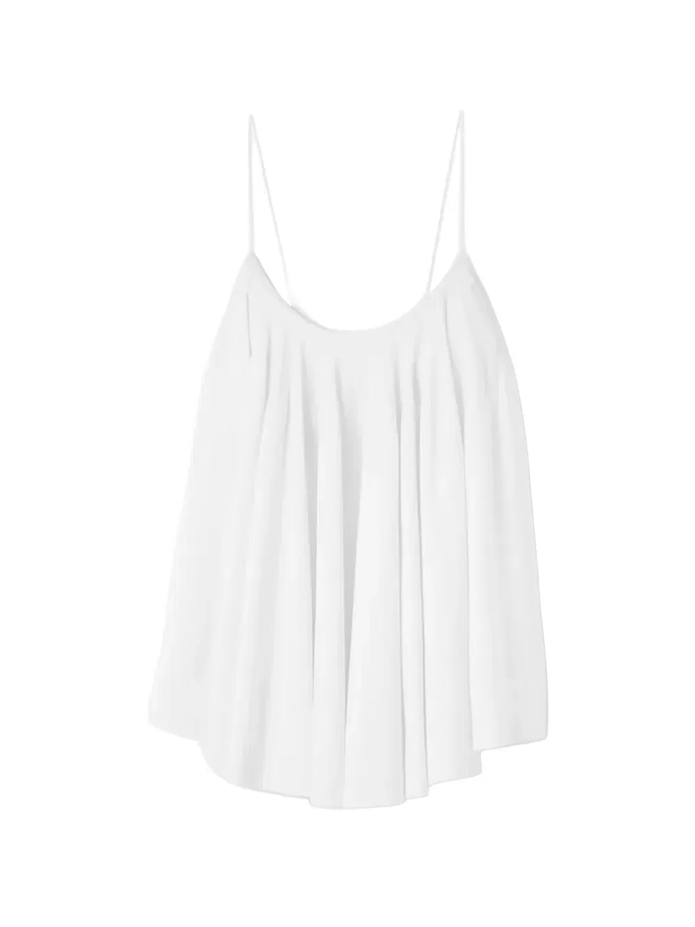 Топ из вуали с завязками на спине Jacquemus, белый