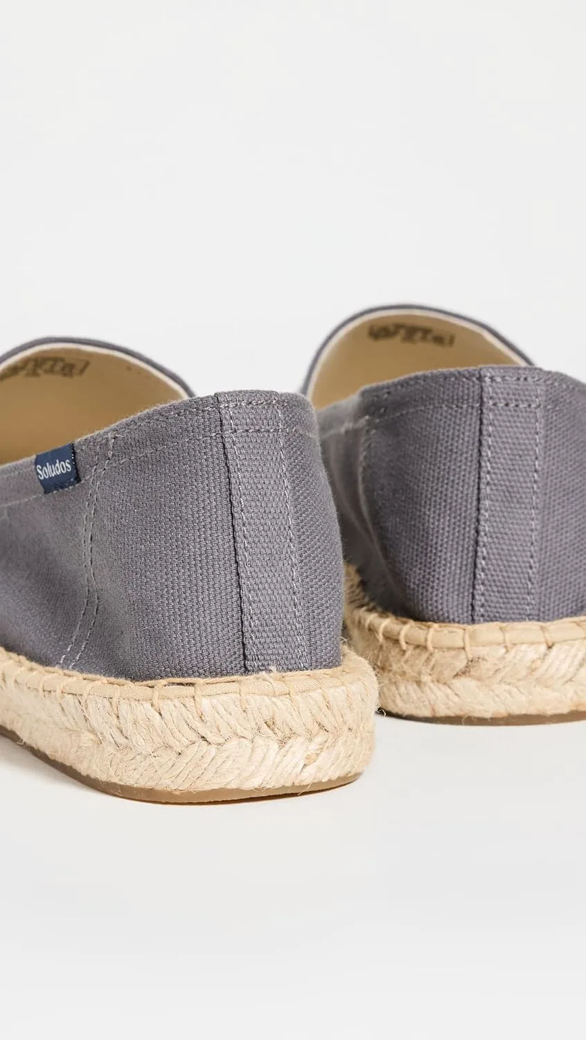 Мужские слипоны Soludos Mens Dali Espadrilles, серый — фото 3