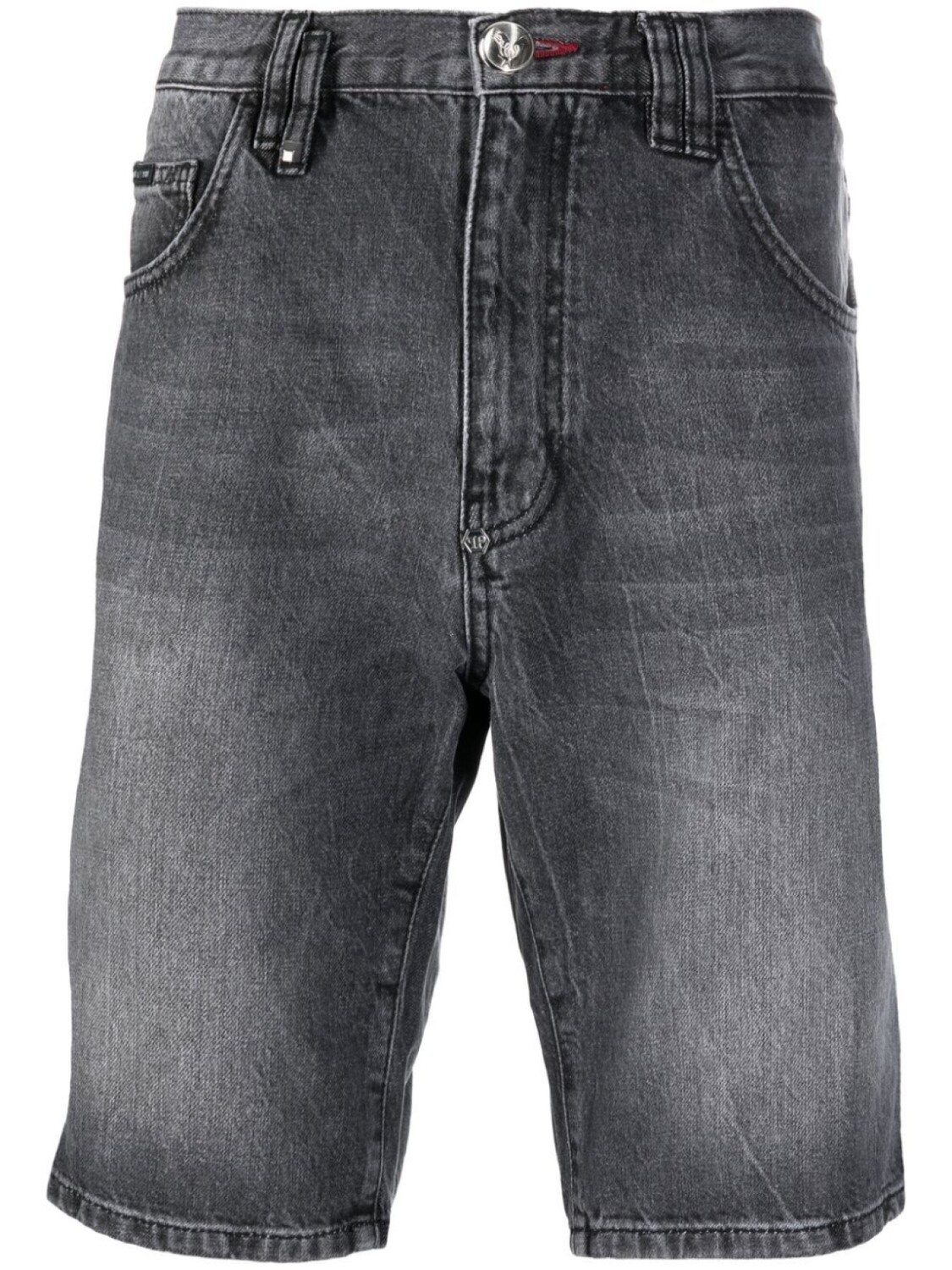 

Philipp Plein джинсовые шорты, серый