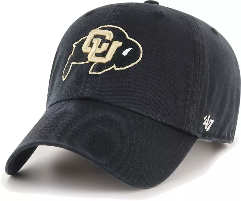 

Мужская регулируемая черная кепка Colorado Buffaloes '47 Clean Up