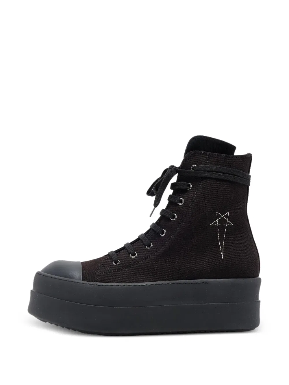 Кроссовки с двойным бампером Rick Owens Drkshdw, черный