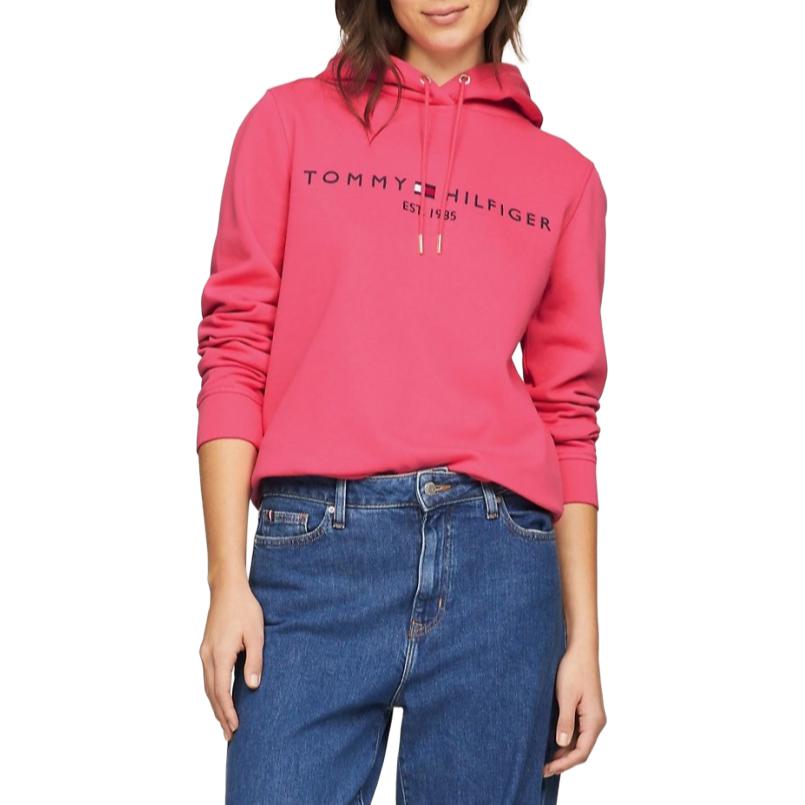 Tommy Hilfiger Свитшот женский персиково-розовый — фото 3