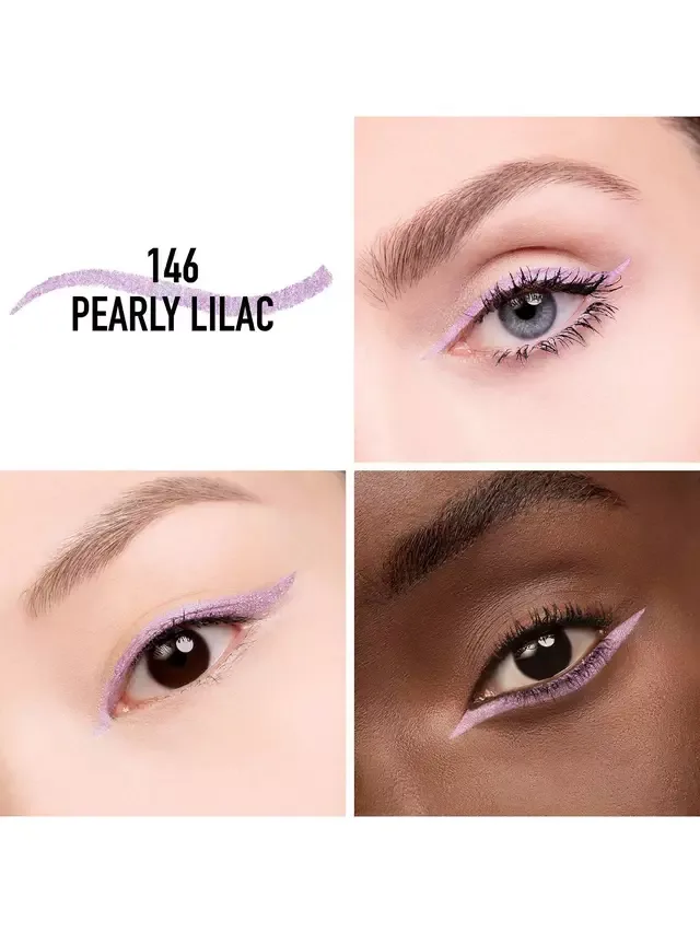 Водостойкая подводка для глаз Diorshow 24H Stylo DIOR, 146 Pearly Lilac — фото 2