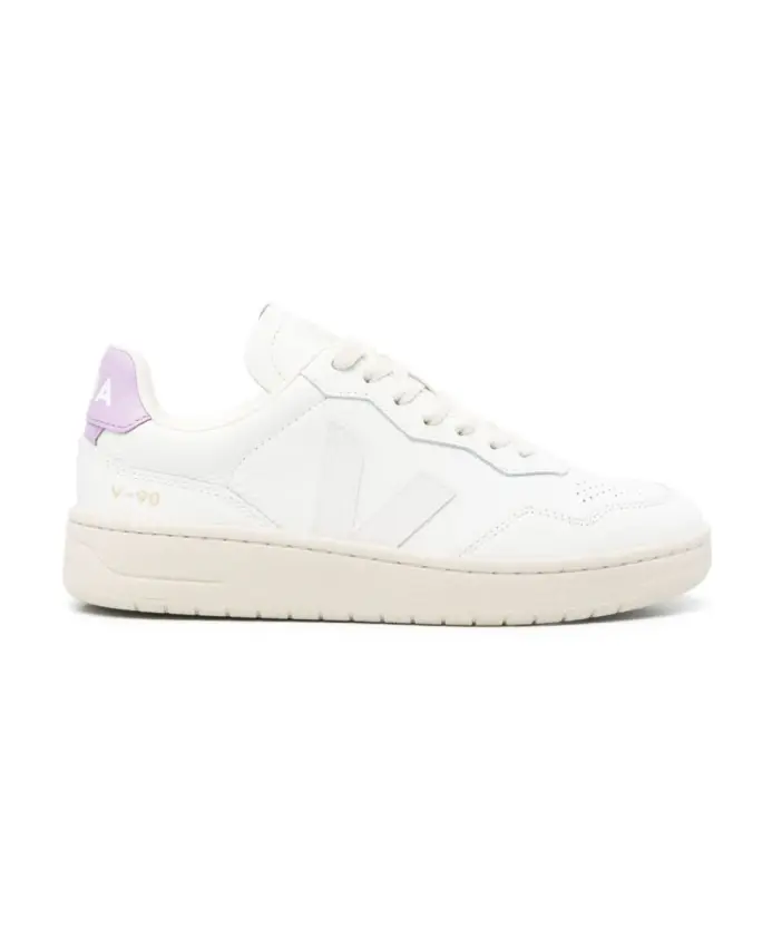 Кожаные кроссовки с логотипом Veja, белый