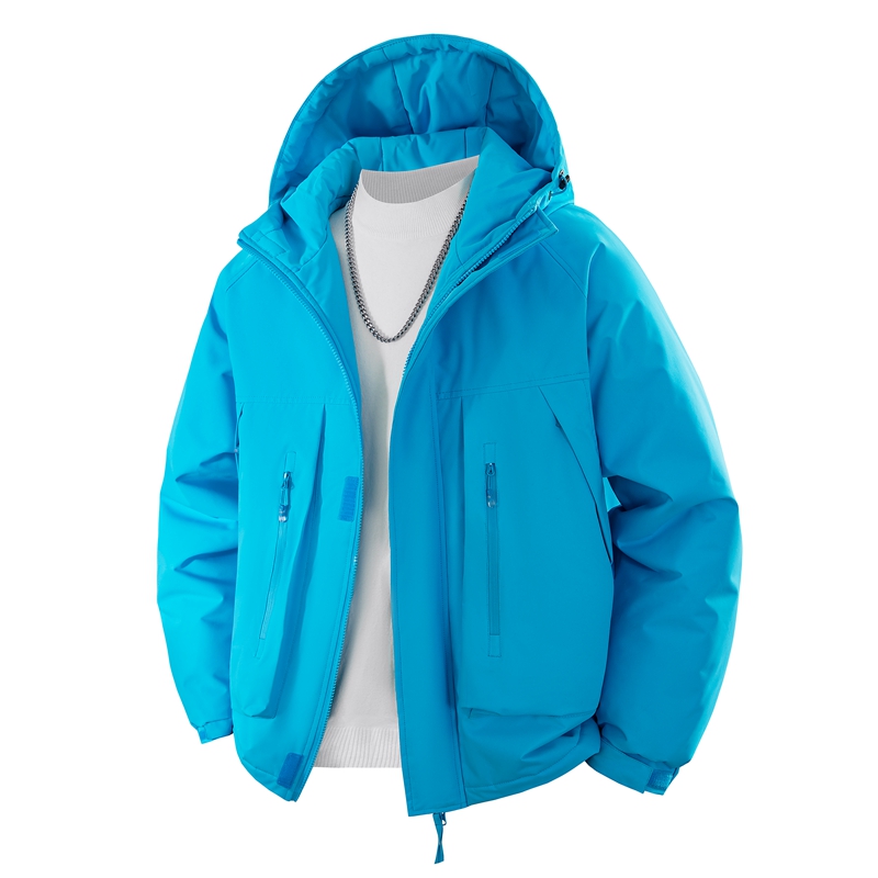 

Пуховик Unisex Hooded Thickened Parka VanCamel, glacier синий