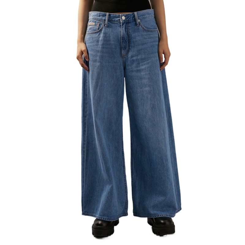 Футболка CALVIN KLEIN Jeans джинсовая светло-голубая — фото 4