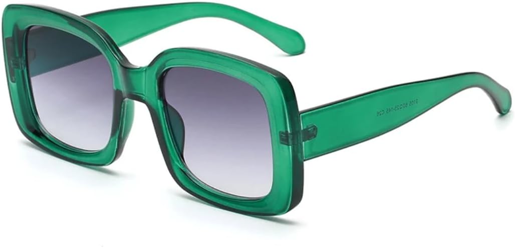 

Солнцезащитные очки Punk Square в большой оправе для женщин, роскошные мужские солнцезащитные очки для вождения, отдыха на природе, рыбалки, походов, защита от УФ-излучения UV400 TVTBBVV, Green Gray