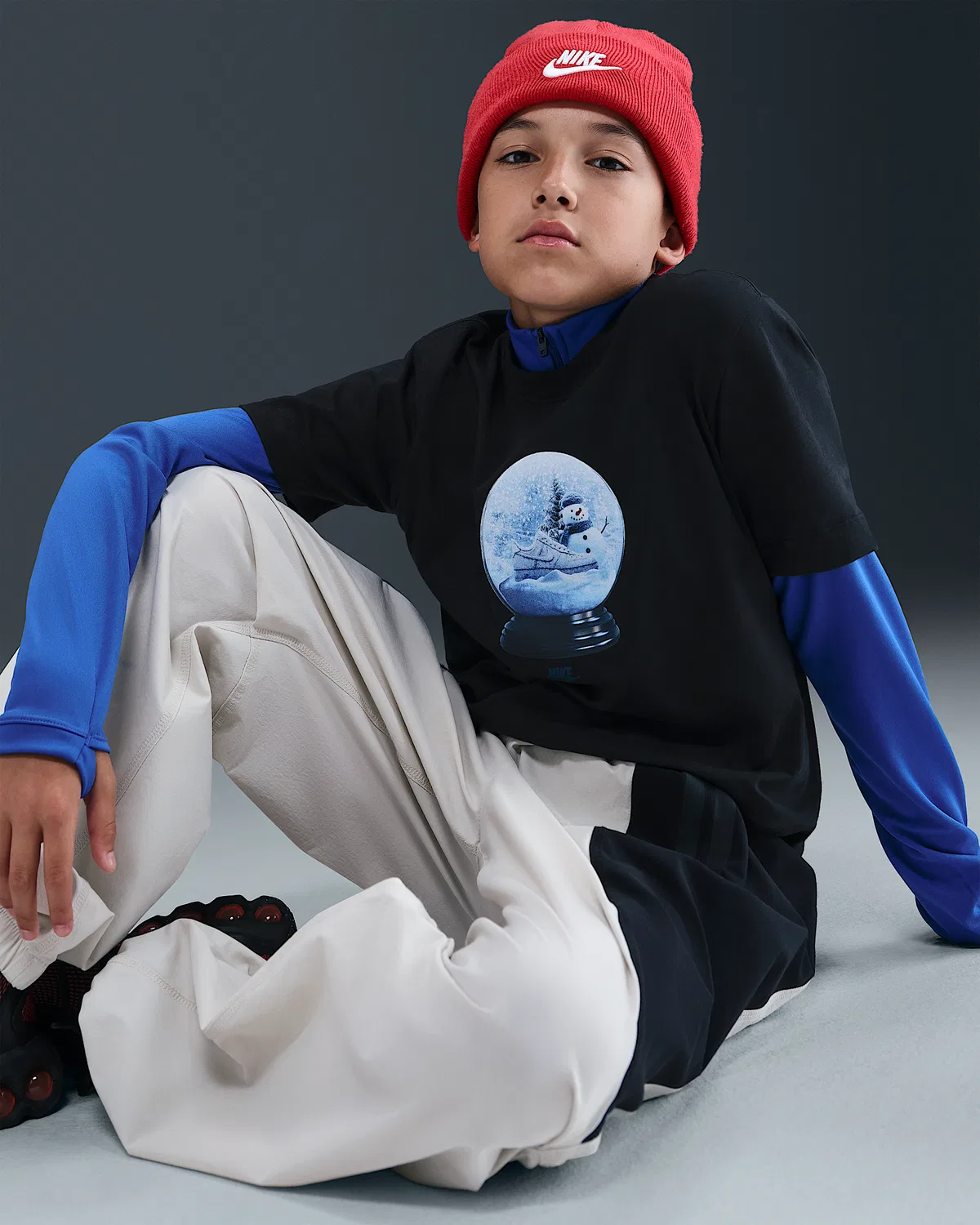 Детская футболка Nike Sportswear, Black — фото 3