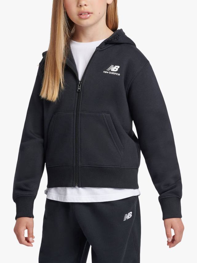 

Детская худи на молнии с мягкой подкладкой New Balance, Caviar