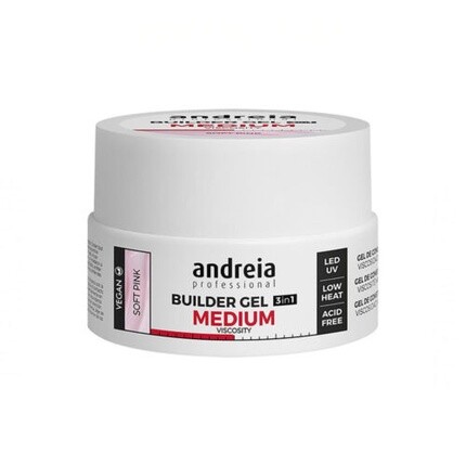 

Гель для ногтей Rosa средней вязкости 22 г, Andreia