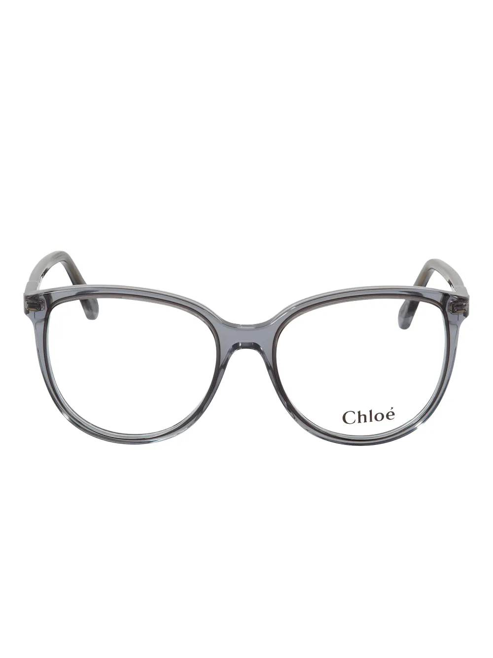 

Очки с геометрической оправой Chloé, серый