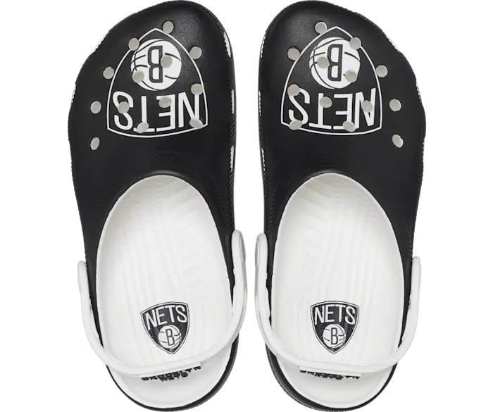 

Классические сабо NBA Brooklyn Nets Crocs, цвет White / Black