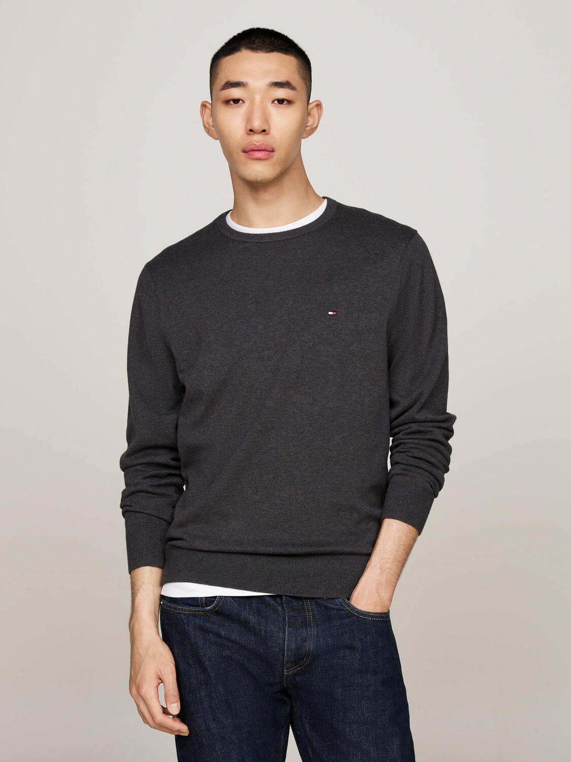 

Свитер Tommy Hilfiger Regular Fit, цвет grafite