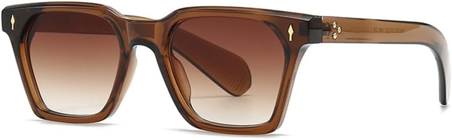 

Солнцезащитные очки MUTYNE большого квадратного размера для мужчин и женщин, роскошные винтажные солнцезащитные очки для женщин и мужчин с защитой от УФ-излучения UV400, Brown