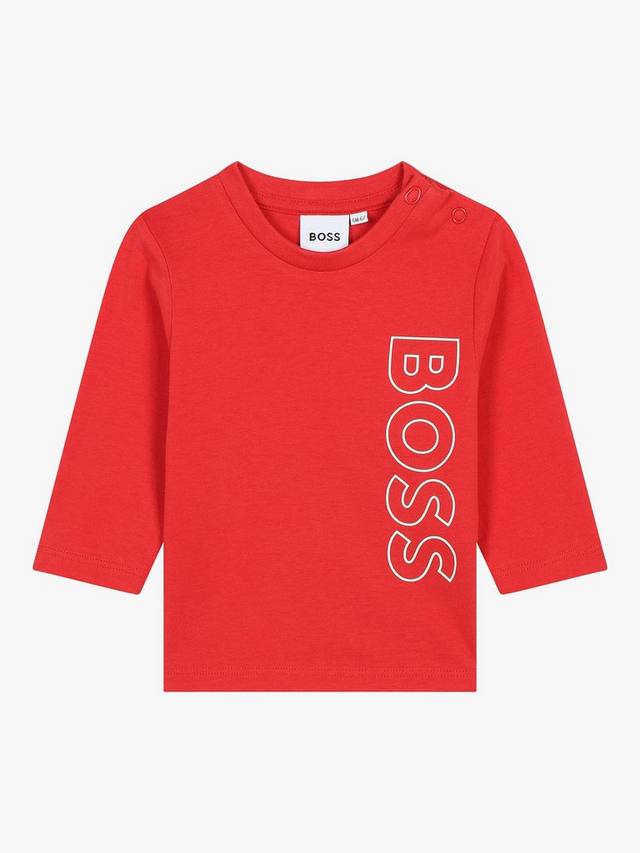 

Футболка с логотипом boss baby HUGO BOSS, красный