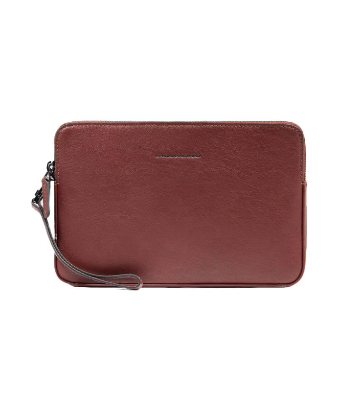 

Кожаная наручная сумка Piquadro, коричневый