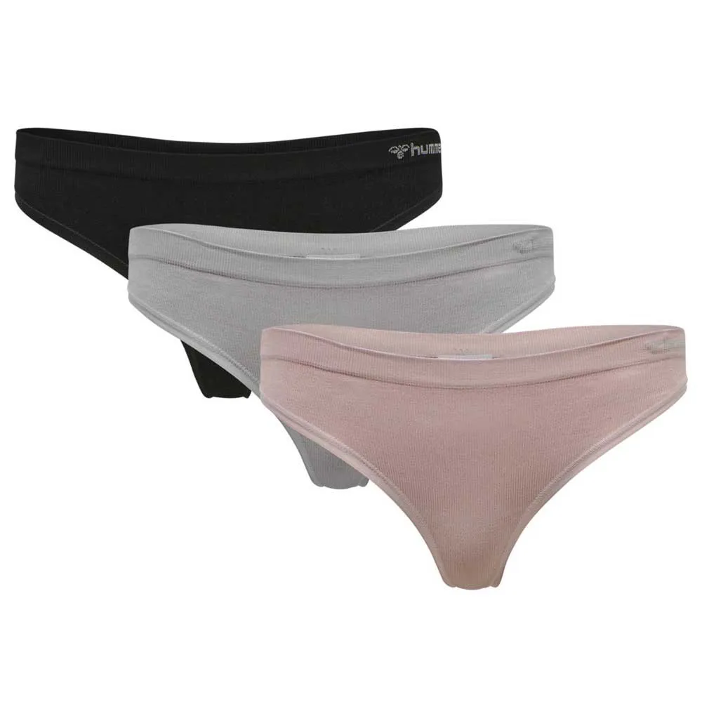 

Базовый слой Hummel Juno Seamless Thong 3 units, бежевый