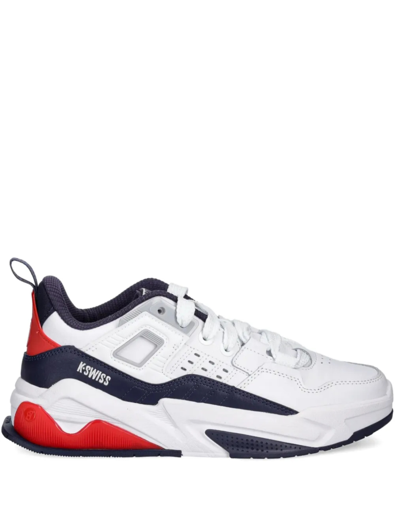 

Кроссовки со шнуровкой и вставками K-Swiss, белый