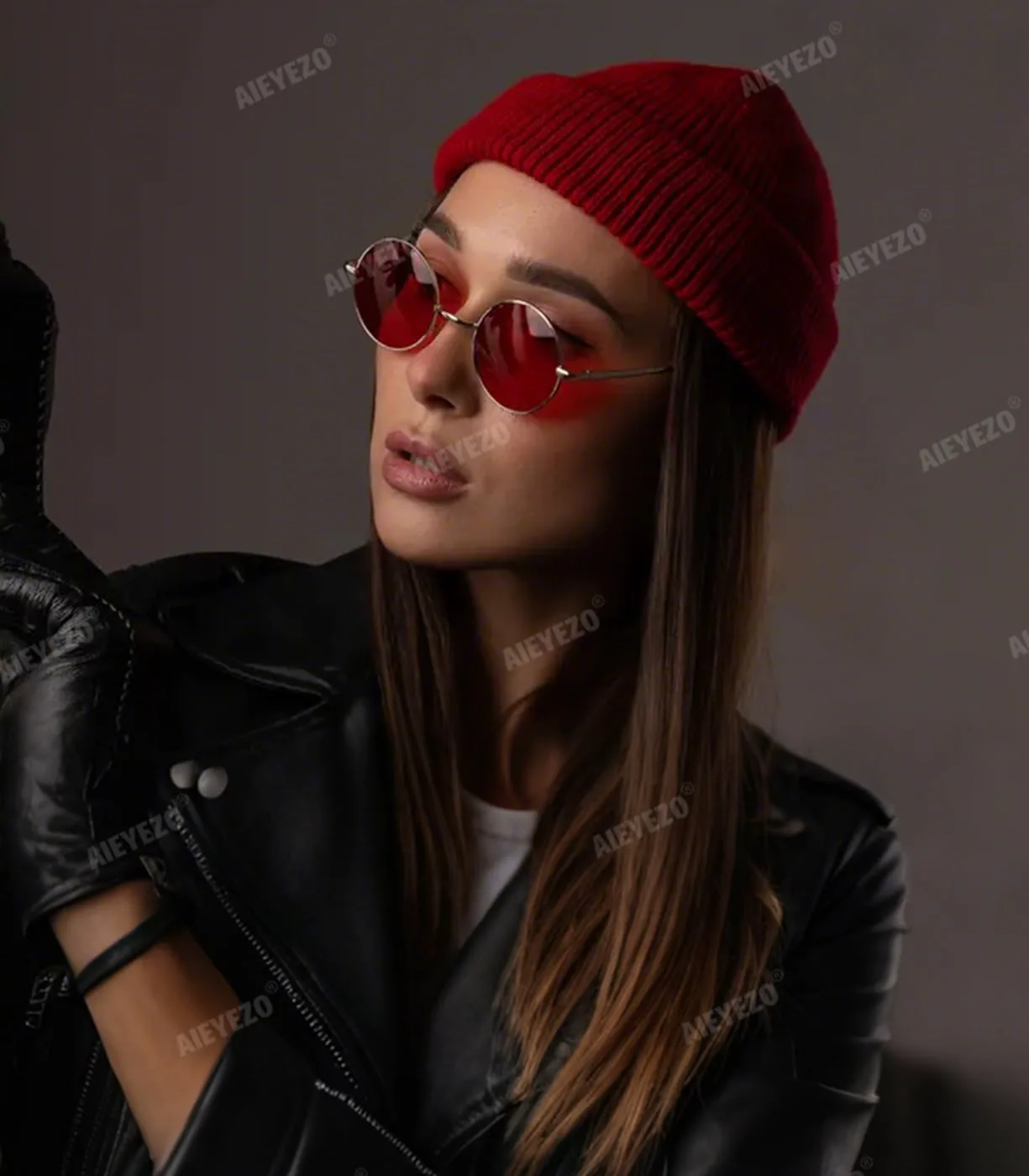 

Солнцезащитные очки AIEYEZO в стиле ретро, ​​круглые, для мужчин и женщин, поляризованные, модные винтажные, маленькие круглые, 2 Pack (Gold/Grey + Black/Ocean Red)