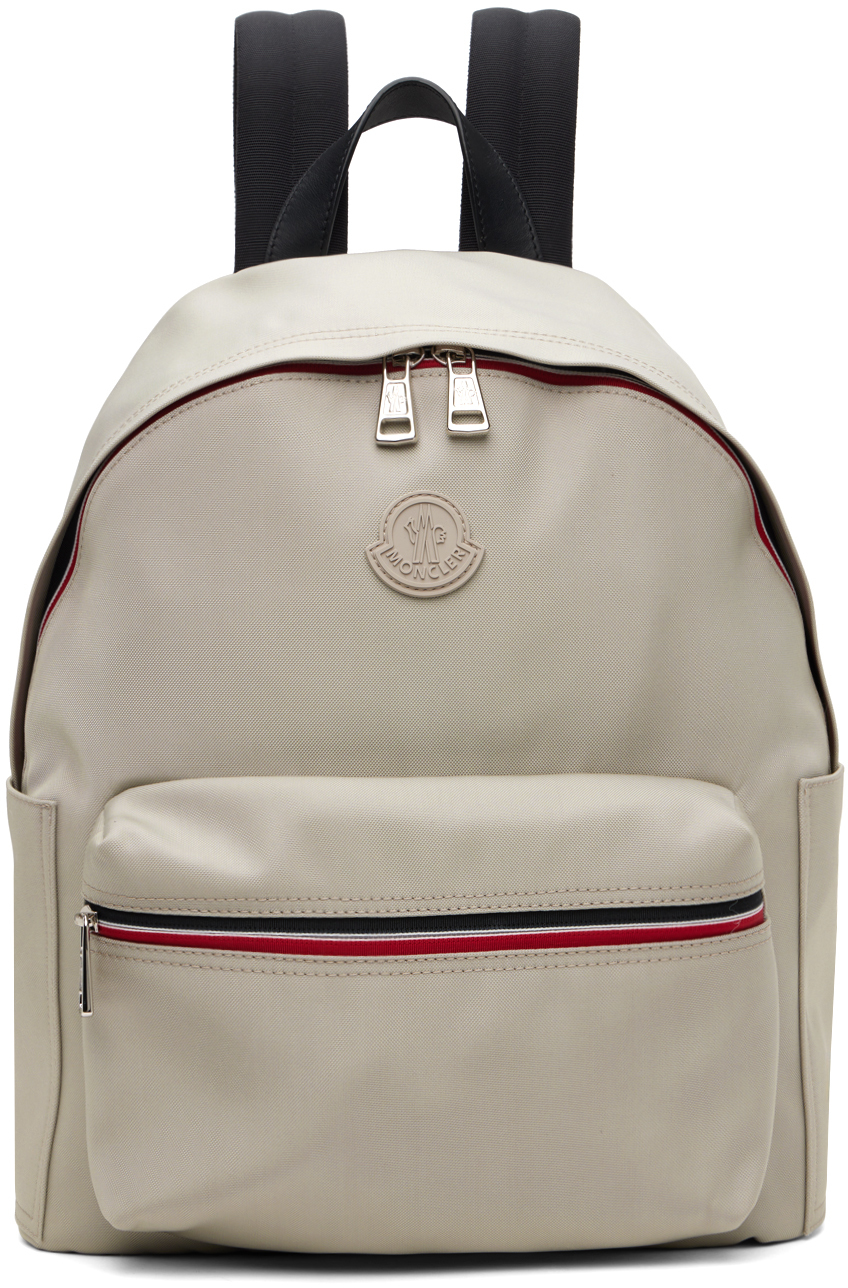 

Серый новый рюкзак Pierrick Moncler