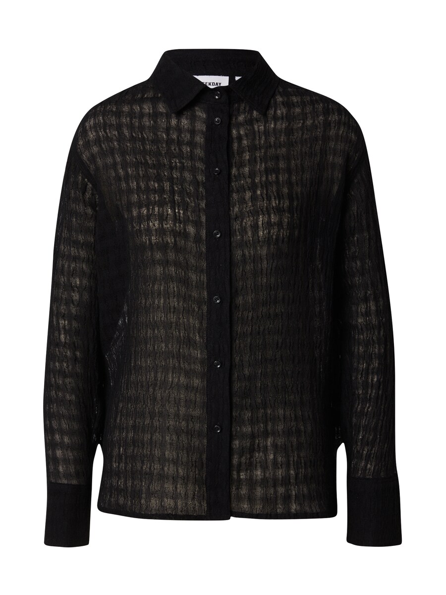 

Рубашка WEEKDAY Blouse Shelly, черный