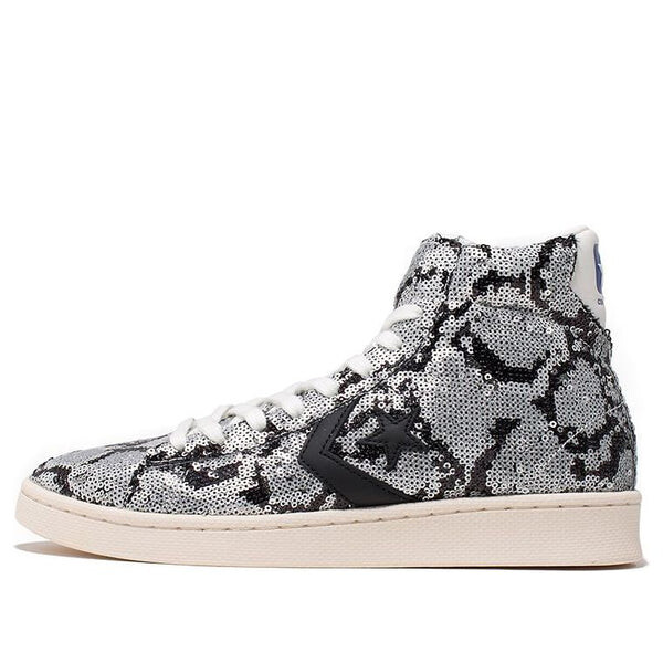 

Кроссовки pro leather mid 'snakequins' Converse, черный