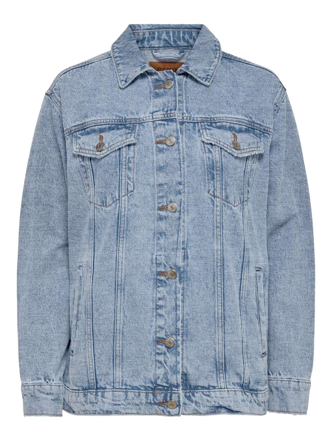 

ONLY Куртка для межсезонья 'ONLJagger' в синем дениме