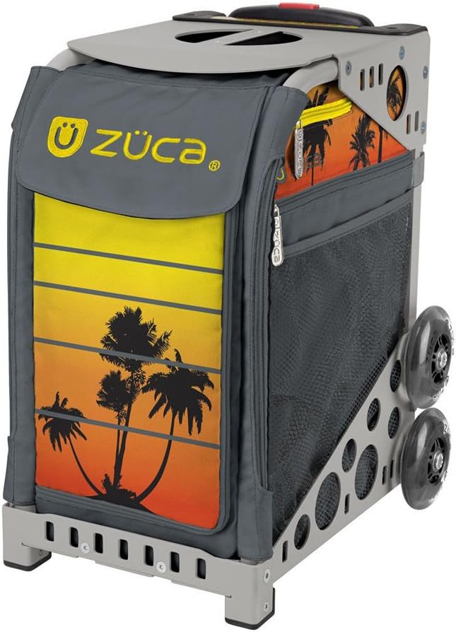 

Спортивная сумка-вкладыш ZUCA "Palm Tree Island Tropical Sunset" со встроенным сиденьем (выберите цвет) (серый, с мигающими колесами), Gray