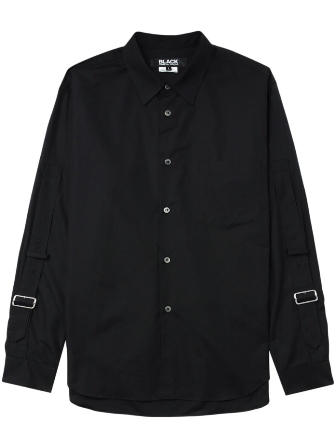 

Black Comme Des Garçons рубашка с пряжками, черный