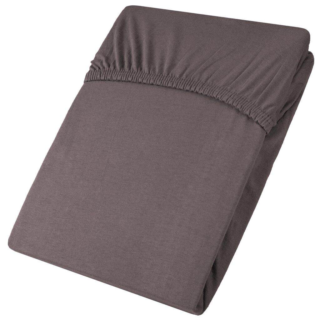 

Простыни Viana 140х200-160х200 антрацит хлопковый трикотаж 130г/м² aqua-textil