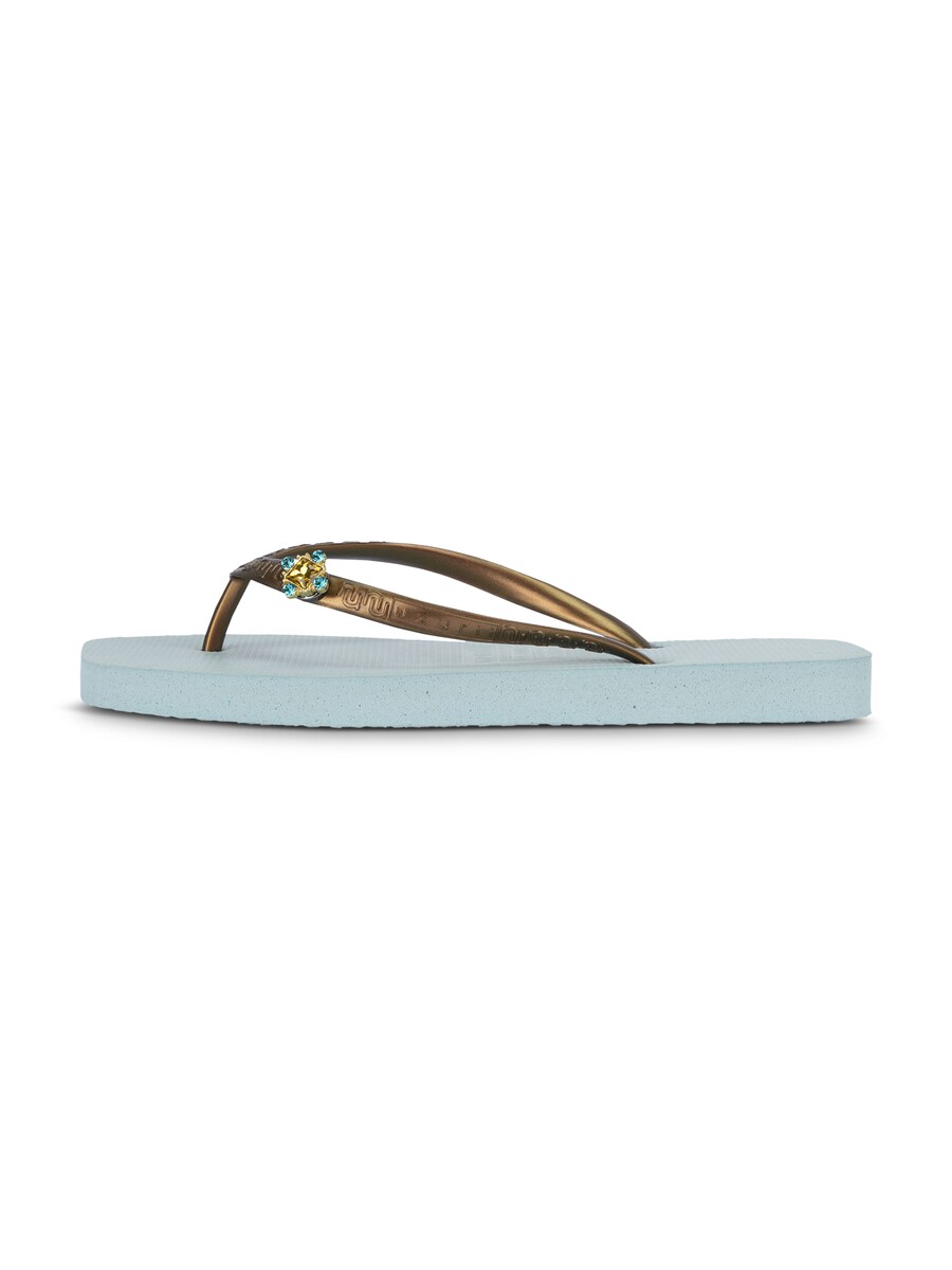 Сандалии с Т-образной перемычкой Uzurii Luxury Footwear Beach Azul, синий