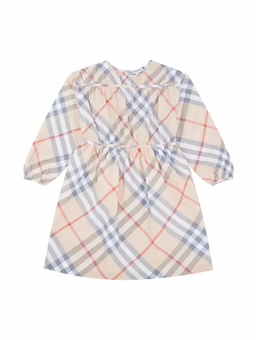 

Хлопковое платье Vintage Check Burberry, мультиколор