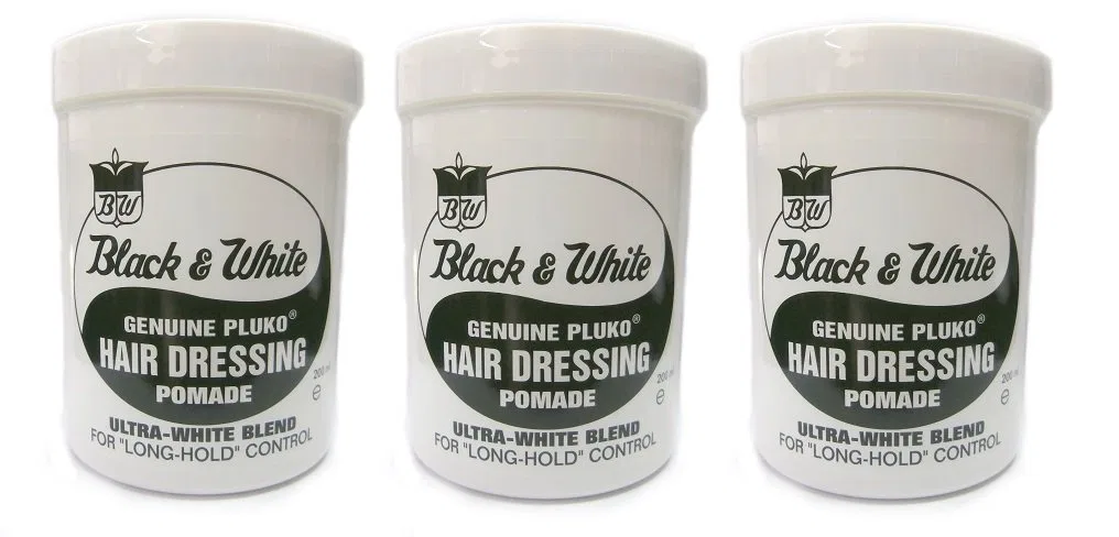 Помада для укладки волос Black & White Genuine Pluko, 3 шт. по 200 мл Black And White