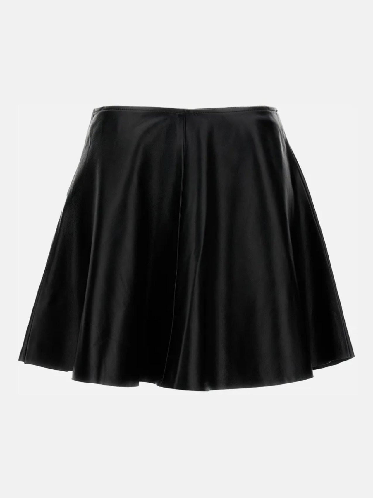 

Кожаная юбка-плиссе Haikure, черный