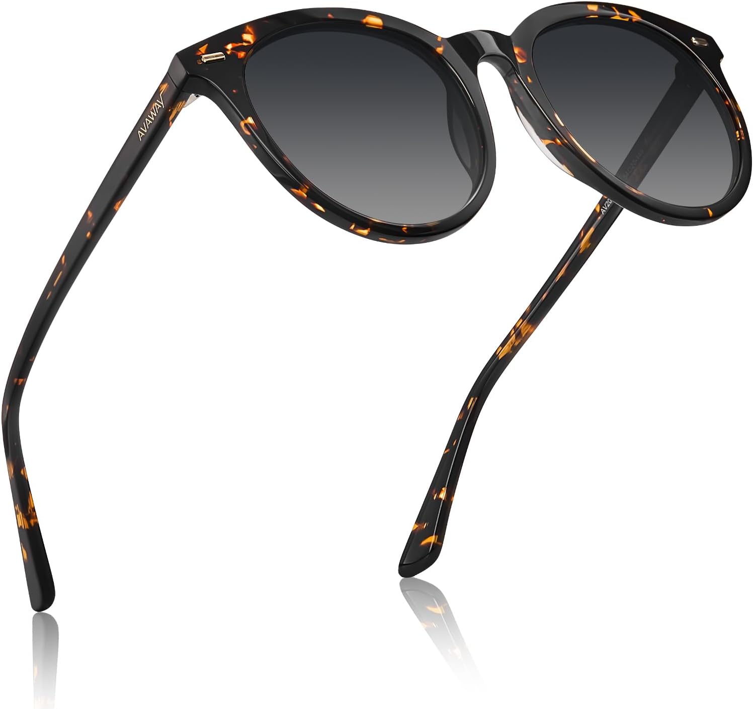 

Солнцезащитные очки AVAWAY круглой формы большого размера из ацетата с поляризацией, для женщин, с защитой от УФ-излучения, темные, для вождения и отдыха на пляже, 5. Leopard / Grey Lens