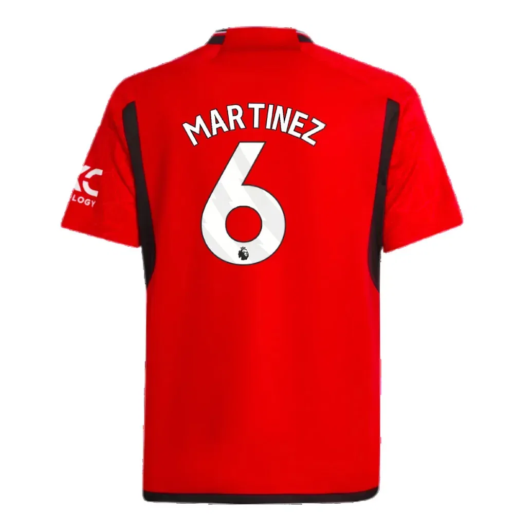 Футбольная форма Манчестер Юнайтед (детская) с Мартинесом 6 Manchester United Fc, красный — фото 2