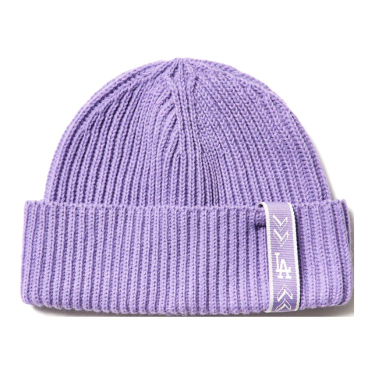 

MLB Акриловая унисекс шапка черно-фиолетовая, Purple