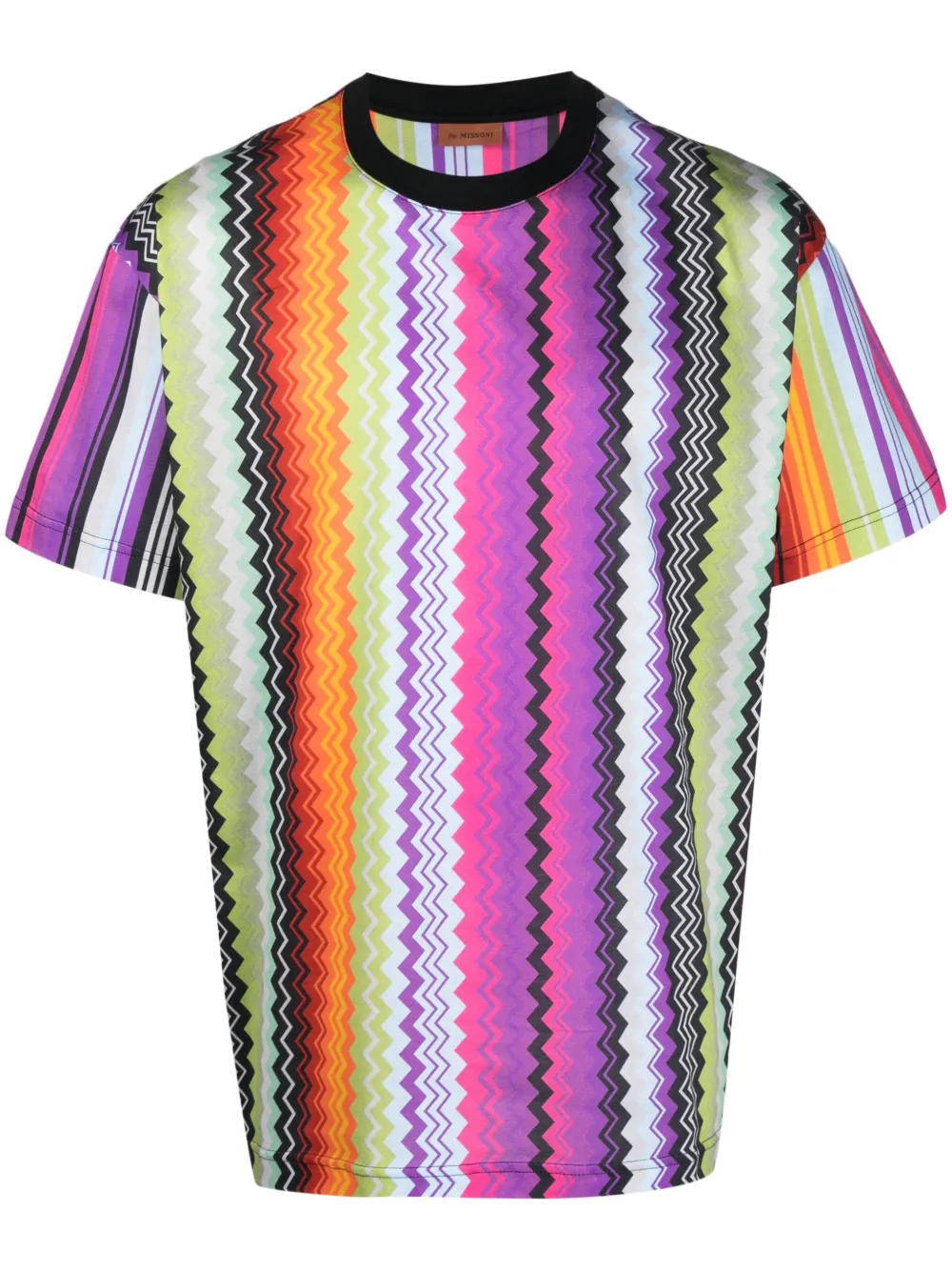 

Футболка с узором зигзаг Missoni, черный