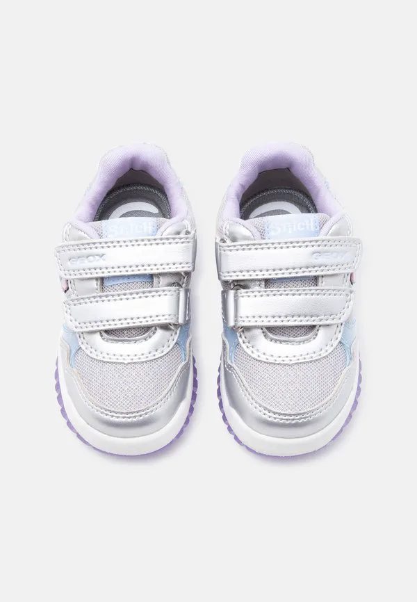 Светящиеся кроссовки disney lilo stitch lightyloo для девочек Geox, Silver-Coloured/Lilac — фото 4